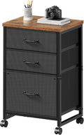 Rolling 3 Drawer Office Filing Cabinet