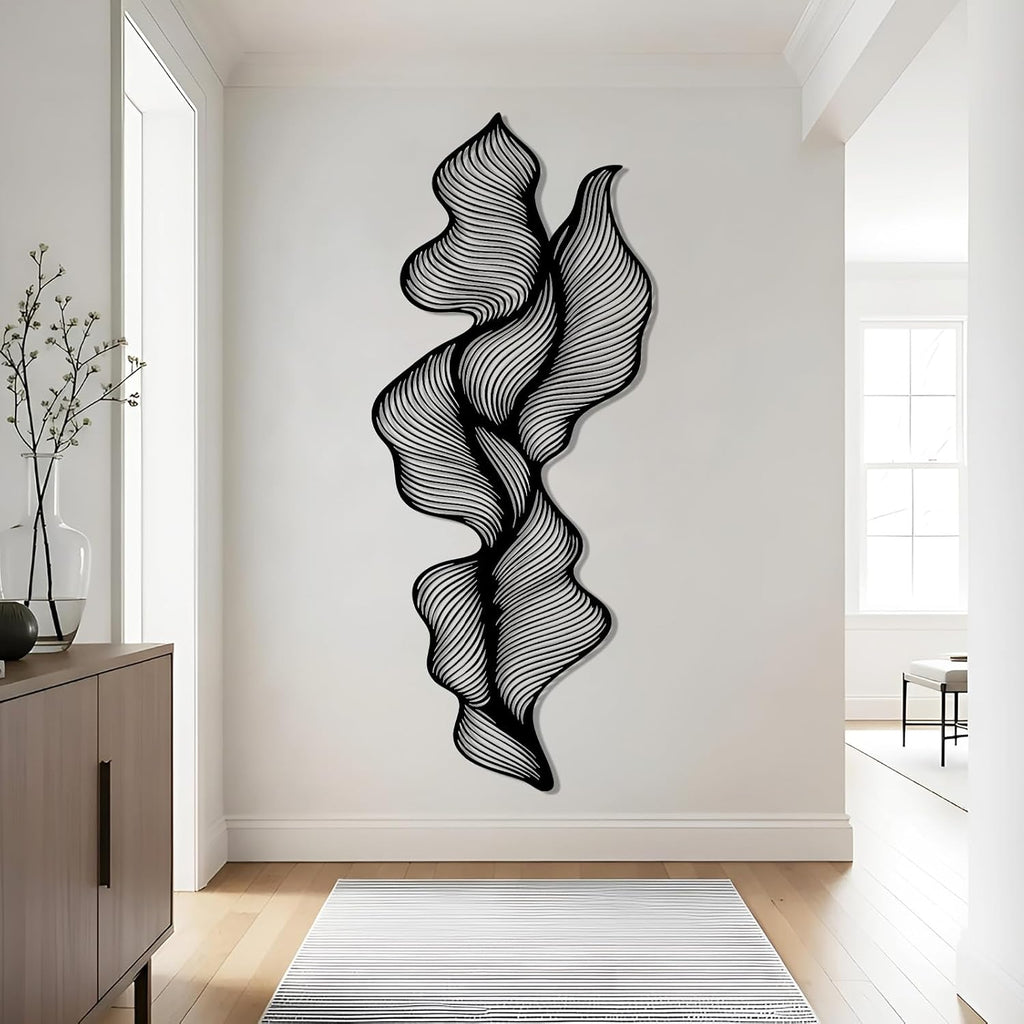 Modern Abstract Line Metal Wall Decor