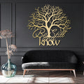 Christian Tree Scripture Metal Wall Art
