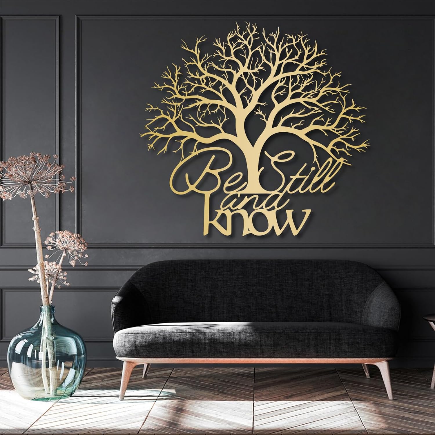Christian Tree Scripture Metal Wall Art
