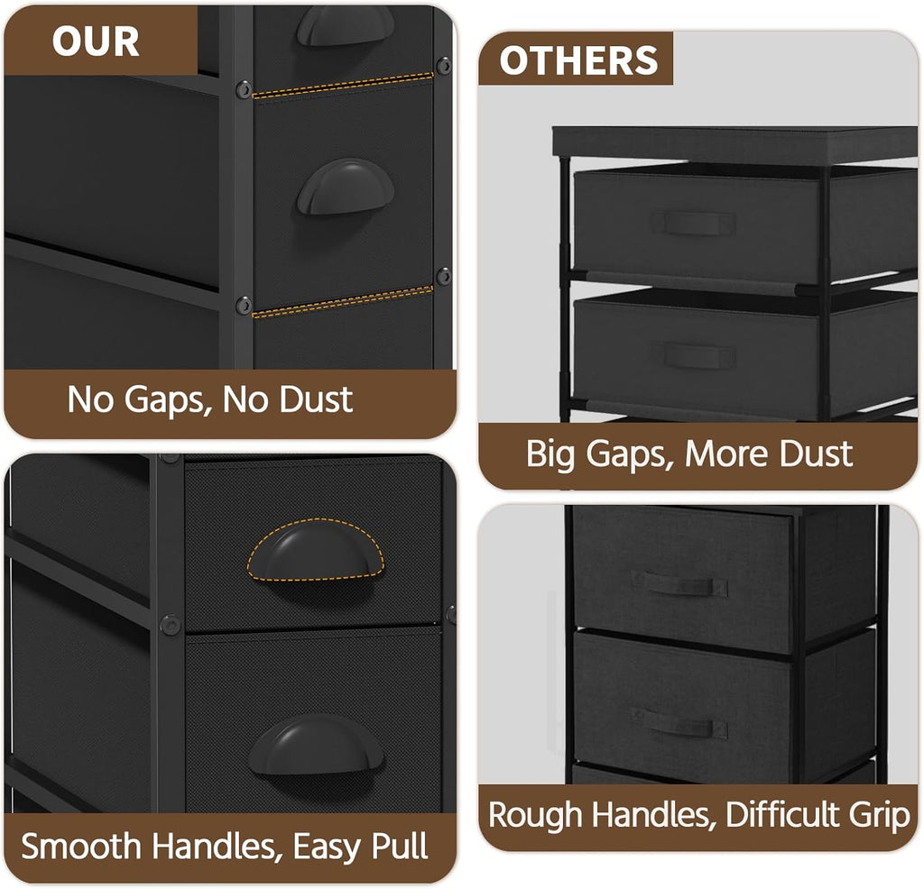 4 Tier Slim Rolling Bathroom Storage Cart