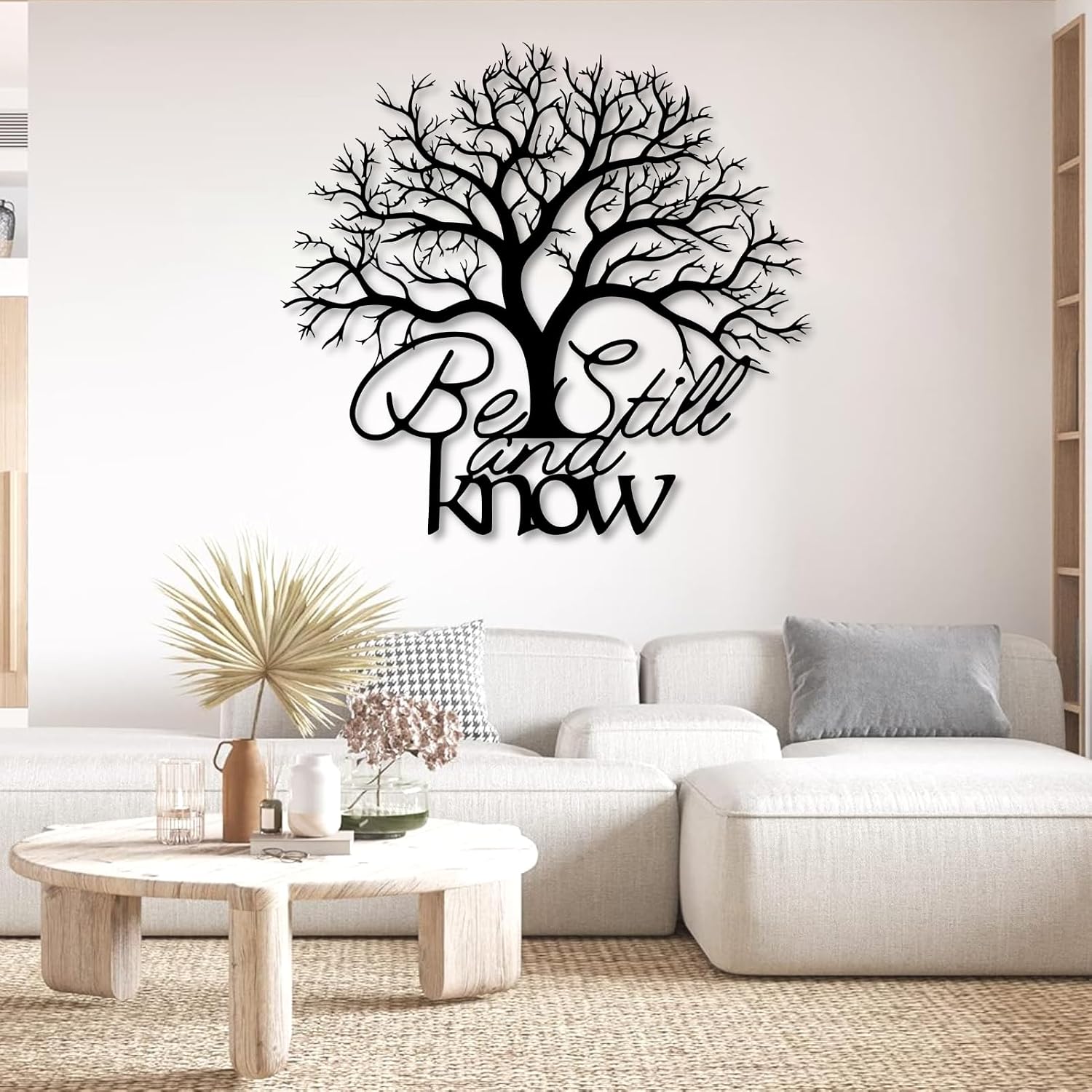 Christian Tree Scripture Metal Wall Art