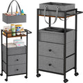 3-In-1 Rolling Nursery Storage Cart