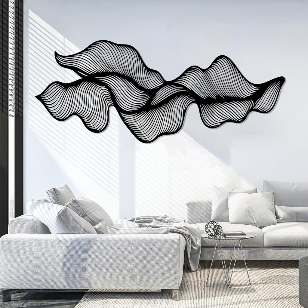 Modern Abstract Line Metal Wall Decor