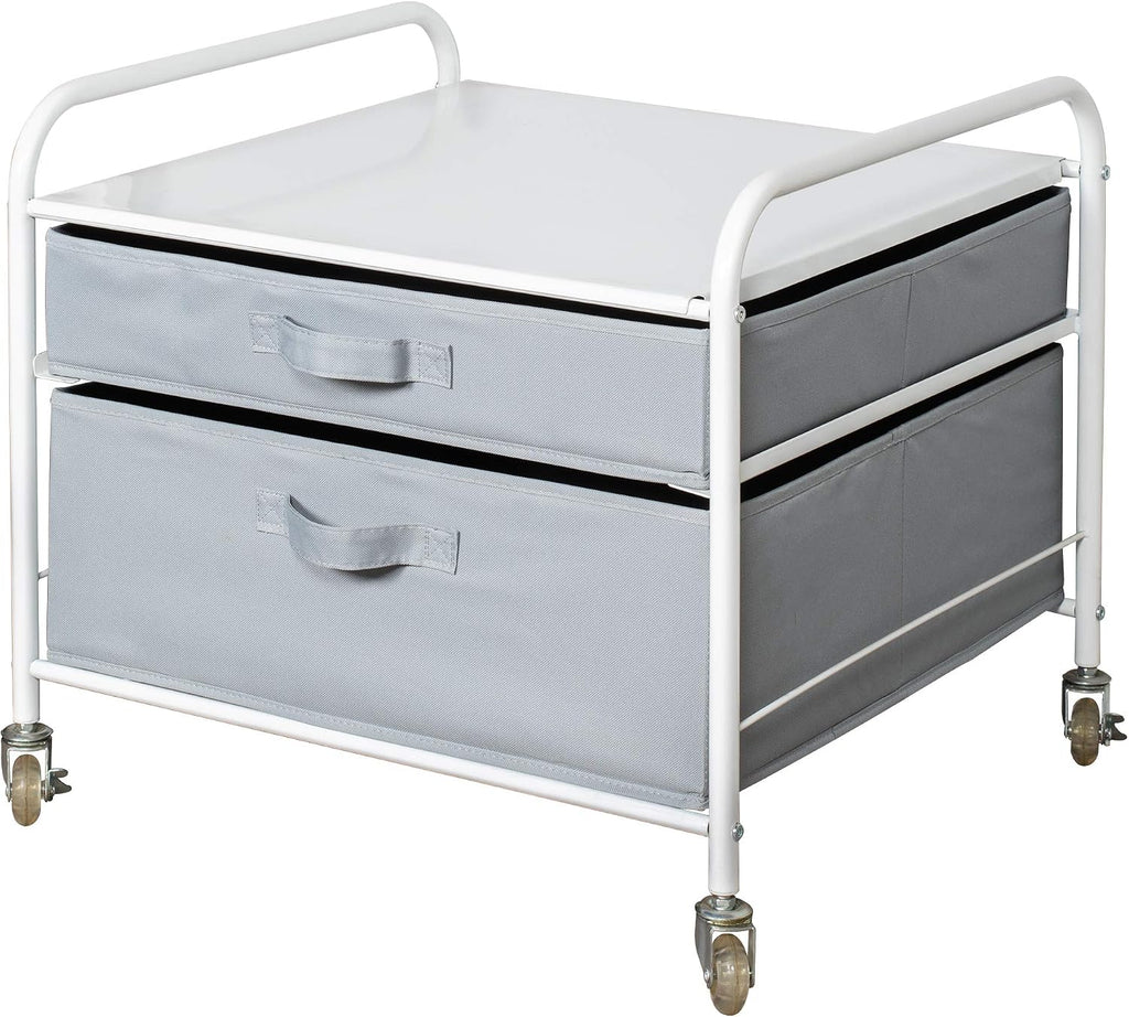 Rolling Drawer Mini Fridge Storage Stand