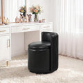 Swivel Backrest Leather Makeup Vanity Chair