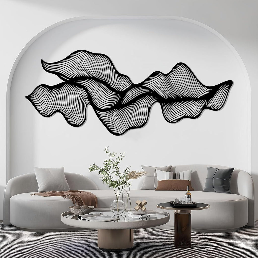 Modern Abstract Line Metal Wall Decor